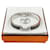 Hermès Bracciale Click Argento Opaco Antracite Marrone  - vista 1