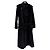 Tom Ford Double-breasted Leather Long Black Coat