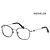 Moncler Eyewear Windsor Eckige Leichte Metallfassung Luxus Grau Schildpatt Mehrfarben