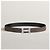 Hermès Buckle Reversible Black Epsom Matte Silver Men's Leather Belt - view 3