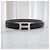 Hermès Buckle Reversible Black Epsom Matte Silver Men's Leather Belt - view 6