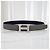 Hermès Buckle Reversible Black Epsom Matte Silver Men's Leather Belt - view 8