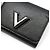 Louis Vuitton Cartera compacta y monedero Black Épi Silver-Tone Twist Negro - vista 5