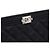 Chanel Clutch Large Silver Boy di Black Caviar Nero - vista 5