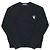 Acne Herrenstrick Dark Navy Melange Schwarz