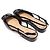Valentino Sandali slingback da donna in vernice nera con logo firma Nero - vista 5