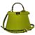 Fendi Piccola borsa tote a tracolla Peekaboo ISeeU Verde