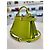 Fendi Piccola borsa tote a tracolla Peekaboo ISeeU Verde - vista 4