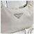 Prada Mini-Crossbody-Bag aus weichem gepolstertem Nappa-Leder Weiß - Ansicht 3