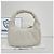 Prada Mini-Crossbody-Bag aus weichem gepolstertem Nappa-Leder Weiß - Ansicht 6