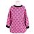 Gucci Kurzärmeliges Strickoberteil mit rosa GG-Muster Pink