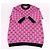 Gucci Kurzärmeliges Strickoberteil mit rosa GG-Muster Pink - Ansicht 5