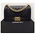 Chanel Black Caviar Gold Boy Bag Medium Chip Nero - vista 8