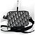 Dior Pochette a tracolla con zip in jacquard Oblique Multicolore - vista 4