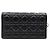 Borsa a tracolla Christian Dior Cannage Chain Nero