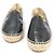 Chanel Espadrilles in pelle di agnello nera da donna slip-on Nero