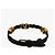Valentino Bracciale in pelle intrecciata con logo Bunny Multicolore - vista 5