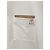 Brunello Cucinelli Weißes Kurzarm-T-Shirt aus Leder mit Rundtasche - Ansicht 3