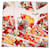Alexander Mcqueen Sciarpa Floral Skull Bianco  - vista 5