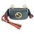 Gucci Mini borsa a tracolla e crossbody Blondie in pelle nera con GG intrecciato Nero