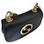 Gucci Mini borsa a tracolla e crossbody Blondie in pelle nera con GG intrecciato Nero - vista 5