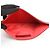 Valentino Clutch Rockstud in pelle rossa Rosso - vista 15