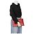 Valentino Clutch Rockstud in pelle rossa Rosso - vista 16