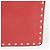 Valentino Clutch Rockstud in pelle rossa Rosso - vista 6