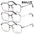 Bally Titan-Brillengestell Unisex Leicht Quadrat Metall Luxus Mehrfarben