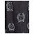 Versace Pantaloni in denim nero con logo Medusa multi-lettering - vista 3