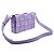 Bottega Veneta Borsa a tracolla Cassette in intreccio Intrecciato viola Porpora - vista 4