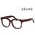 Céline Gafas cuadradas oversized en acetato carey Asian Fit Roja