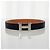 Hermès Reversibler Damen Ledergürtel Mini Constance Noir Orange Braun - Ansicht 5