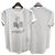 Isabel Marant Etual KOLDI Leinen T-Shirt mit silbernem Logo Weiß