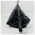 Borsa a tracolla grande nera stropicciata Givenchy Nero - vista 3