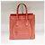 Céline Bolsa Tote Nano Luggage em couro de bezerro cor laranja - vista 4