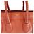 Céline Bolsa Tote Nano Luggage em couro de bezerro cor laranja - vista 5