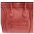 Céline Bolsa Tote Nano Luggage em couro de bezerro cor laranja - vista 8