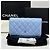 Chanel WOC Classic Caviar Blu Oro Giallo Chip - vista 2