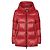 Chaqueta acolchada con capucha Moncler Seritte Roja