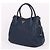 Prada Borsa Tote e Borsa a Spalla Vitello Placcata Oro Blu - vista 3