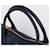 Prada Borsa Tote e Borsa a Spalla Vitello Placcata Oro Blu - vista 5