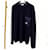 Langarm-Strickpullover mit Moncler Logo-Patch Blau  - Ansicht 2