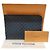 Louis Vuitton Pochette Jour GM Damier Graphite Canvas Clutch Black Marrone