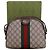 Gucci Piccola borsa a tracolla Ophidia Stripe da donna Marrone