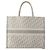 Dior Borsa Tote Book con ricamo Oblique grigio grande Marrone - vista 3