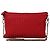 Bottega Veneta Piccola borsa a tracolla in rete rossa con catena Rosso