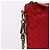 Bottega Veneta Piccola borsa a tracolla in rete rossa con catena Rosso - vista 5