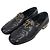 Chanel Glazed Goatskin Chain CC Season Loafer Silvery