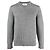 Thom Browne Merinowolle-Strick mit Drei-Streifen-Besatz Grau Braun